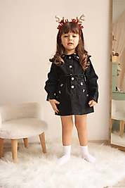 Siyah Kot Etekli Takım